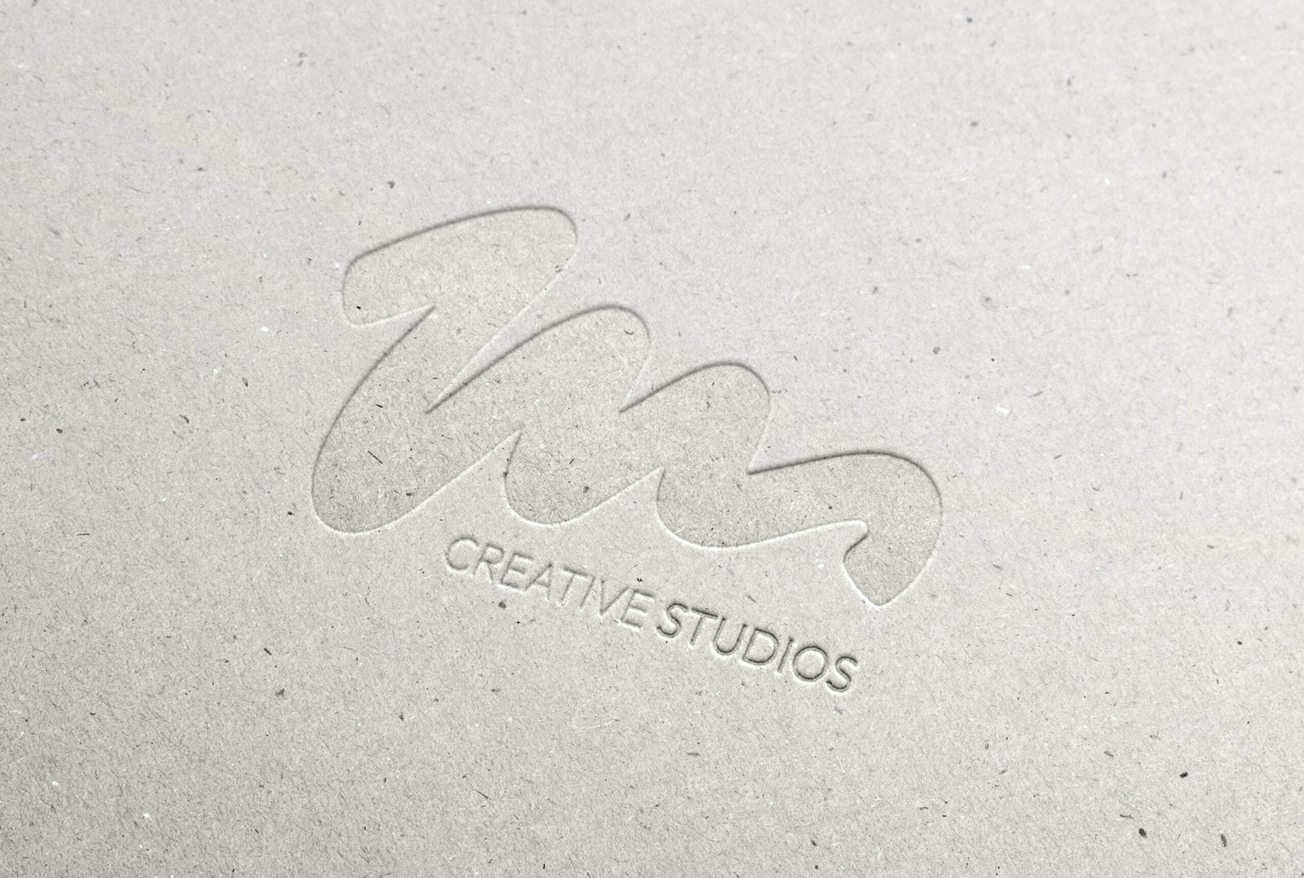 Pressed Cardboard Logo MockUp